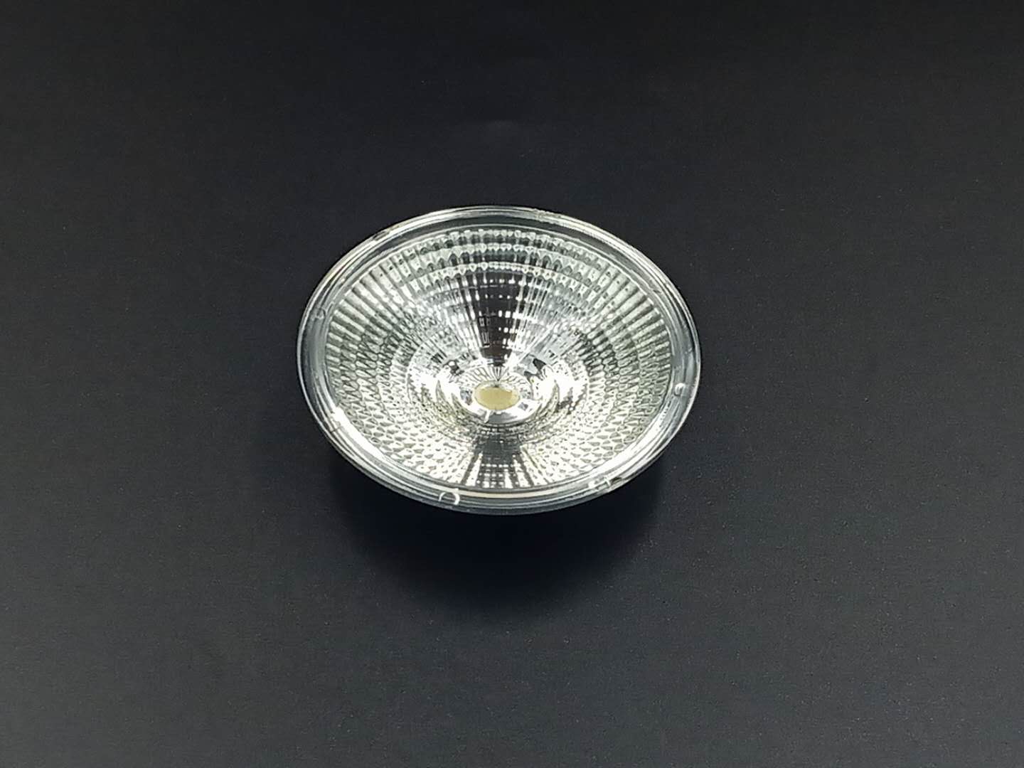 LED反光杯φ75.8/鍍膜小孔COB透鏡反光杯定制